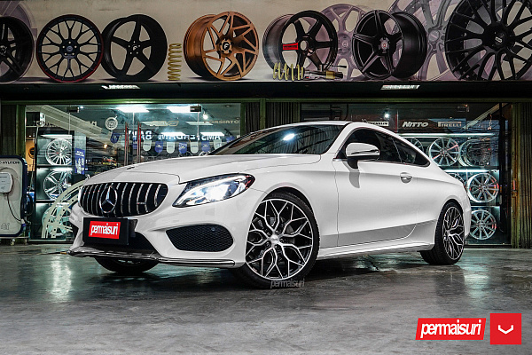 Фото дисков Vossen HF-2 Алмазная проточка на Mercedes-Benz C-Class (W205)