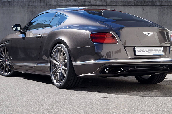Фото дисков HRE P103 Сатиновый тонированный лак на Bentley Continental GT II