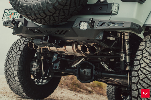 Фото дисков Vossen HFX-1 (5-Lug) Черный глянец на Jeep Wrangler IV (JL)