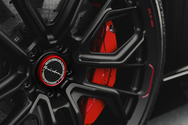 Фото дисков Brixton Forged PF10-RS Черный глянец на Lamborghini Aventador