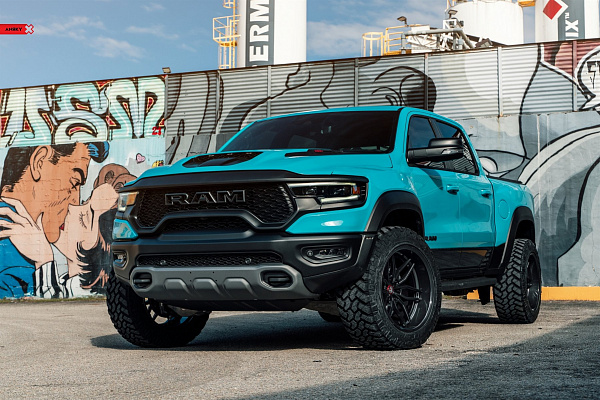 Фото дисков Anrky AN36-S Черный сатин на Ram 1500 V