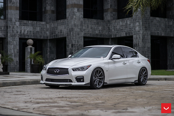 Фото дисков Vossen HF-3 Глянцевый графит на Infiniti Q50
