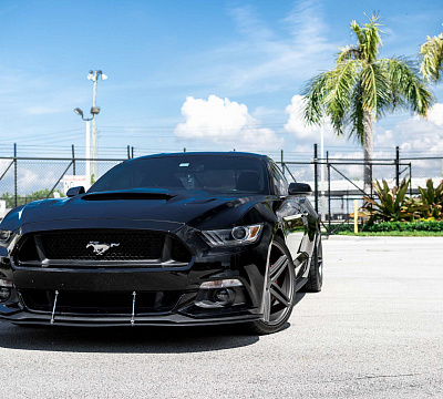 Фото дисков Vossen CV5 на Ford Mustang VI