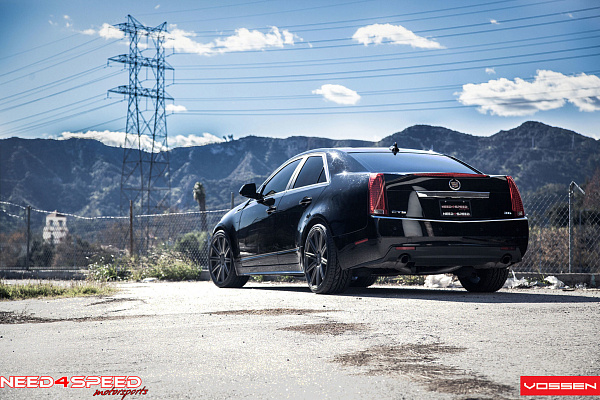 Фото дисков Vossen CV4 Сатиновый графит на Cadillac CTS II
