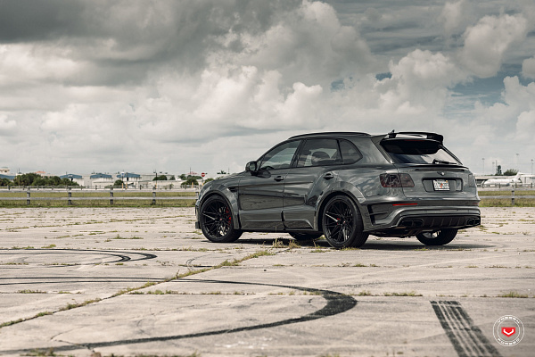 Фото дисков Vossen EVO-5 Черный сатин на Bentley Bentayga