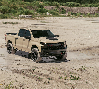 Фото дисков Vossen HF6-4 на Chevrolet Silverado IV