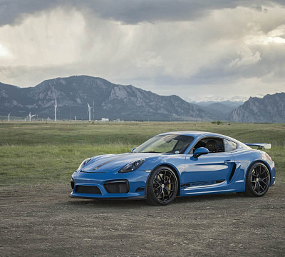 Фото дисков HRE P101 на Porsche Cayman II