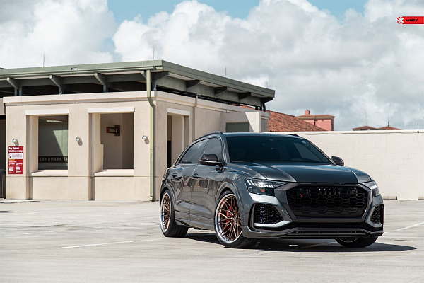 Фото дисков Anrky S3-X1 Сатиновая бронза на Audi Q8