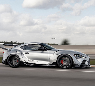 Фото дисков Strasse Wheels S6 Competition на Toyota Supra A90