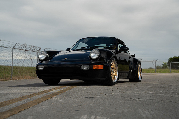 Фото дисков HRE 540 Сатиновое золото на Porsche 911 III