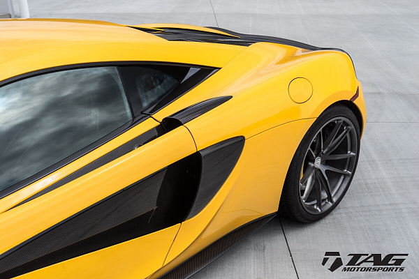 Фото дисков HRE P104 Глянцевый тонированный лак на McLaren 570S