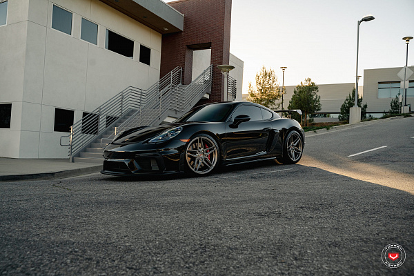 Фото дисков Vossen EVO-1 Глянцевый тонированный лак на Porsche Cayman III