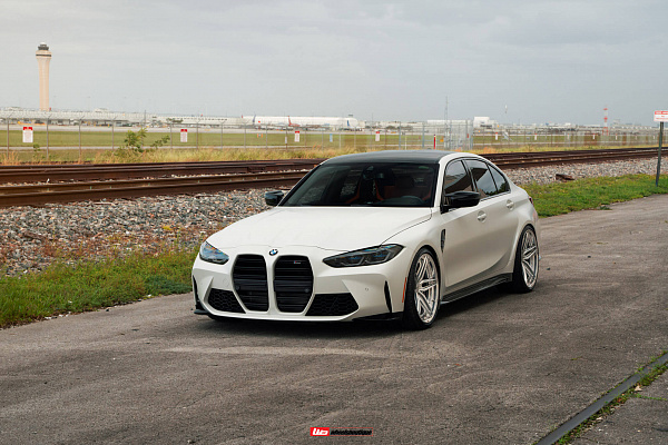 Фото дисков HRE S107SC Сатиновый лак на BMW 3/M3 (G2x/G80)