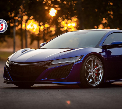 Фото дисков HRE P201 на Acura NSX II
