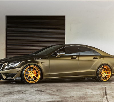 Фото дисков Strasse Wheels SM5 Deep Concave на Mercedes-Benz CLS (C218)