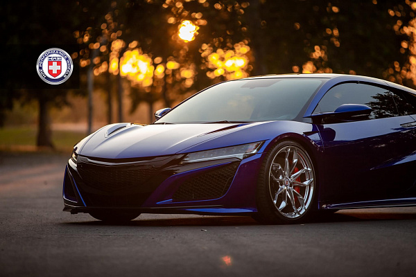 Фото дисков HRE P201 Полированный лак на Acura NSX II