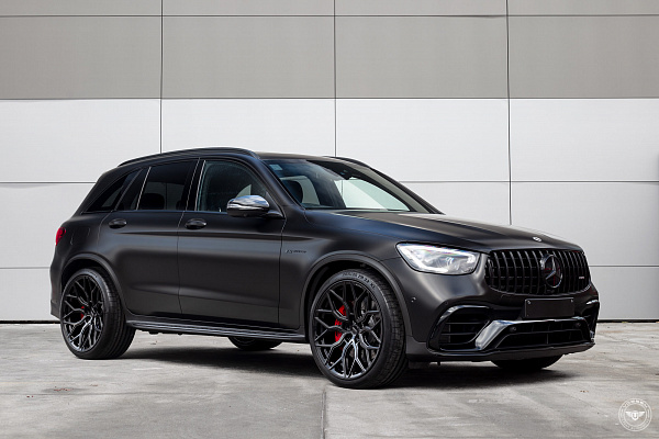 Фото дисков Vossen HF-2 Черный глянец на Mercedes-Benz GLC (X253, C253)