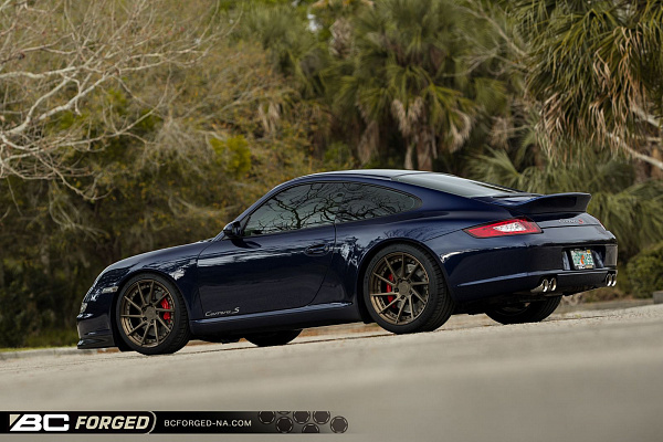 Фото дисков BC Forged HCA210 Сатиновая бронза на Porsche 911 VI