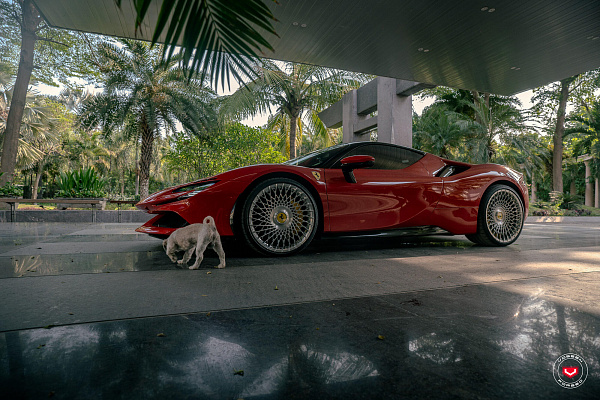 Фото дисков Vossen S21-11T Глянцевый лак на Ferrari SF90