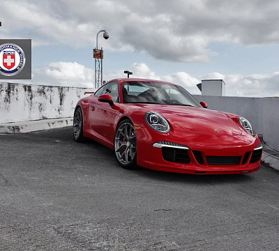 Фото дисков HRE P101 на Porsche 911 VII