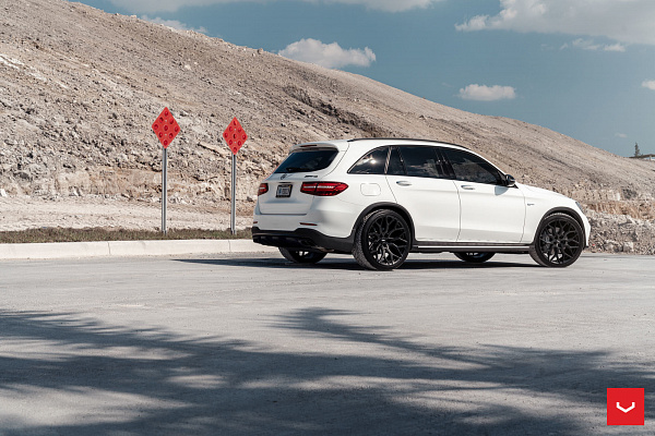 Фото дисков Vossen HF-2 Черный сатин на Mercedes-Benz GLC (X253, C253)