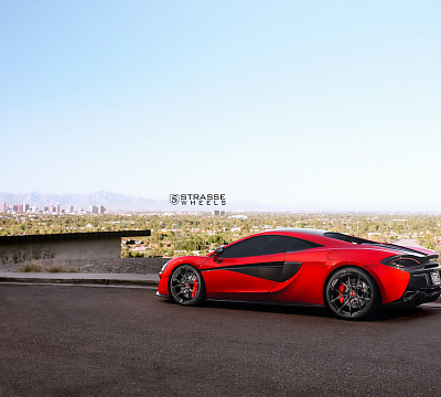 Фото дисков Strasse Wheels SM5R Deep Concave Monoblock на McLaren 570S