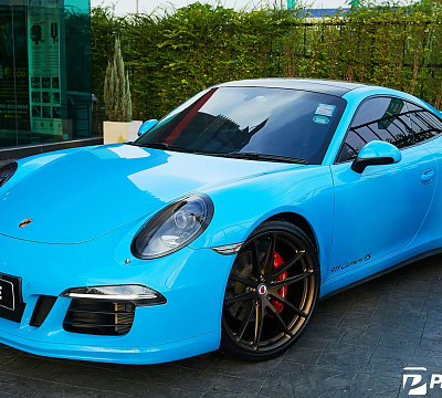 Фото дисков HRE P104 на Porsche 911 VII