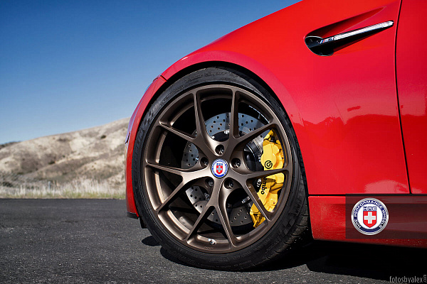 Фото дисков HRE P101 Сатиновая бронза на BMW 3/M3 (E90)