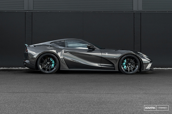 Фото дисков NOVITEC NF11 Черный глянец на Ferrari 812