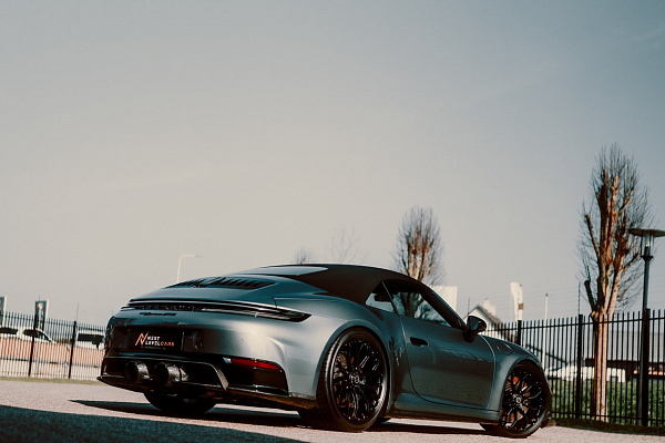 Фото дисков Brixton Forged CM6-RS Черный сатин на Porsche 911 VIII