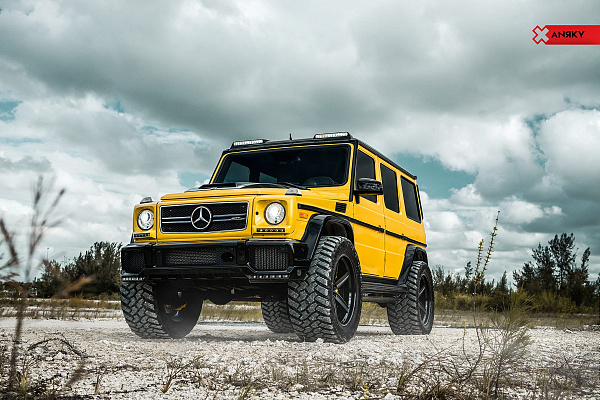 Фото дисков Anrky AN15 Черный сатин на Mercedes-Benz G-Class II