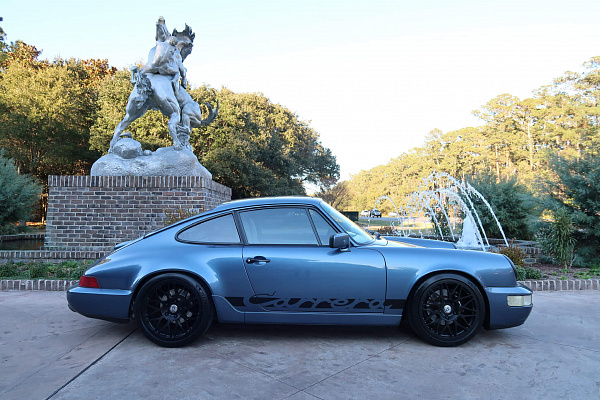 Фото дисков HRE 300M Черный сатин на Porsche 911 III