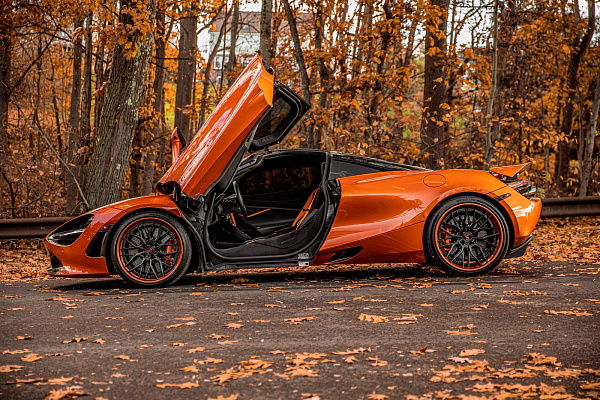 Фото дисков Strasse Wheels SV10M Deep Concave FS Другой цвет на McLaren 720S