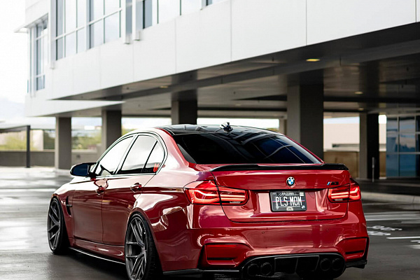 Фото дисков HRE P101SC Глянцевый темный лак на BMW 3/M3 (F3x/F80)