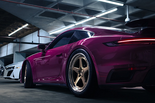 Фото дисков Strasse Wheels S5 Track Глянцевая бронза на Porsche 911 VIII