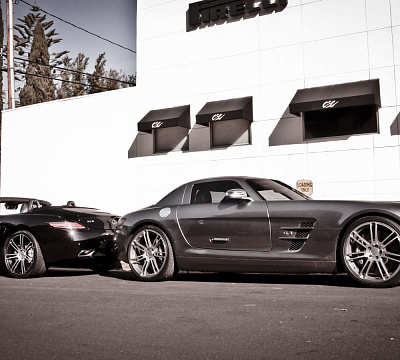 Фото дисков CEC C883 на Mercedes-Benz SLS AMG