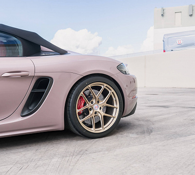 Фото дисков HRE R101 Lightweight на Porsche Boxster IV