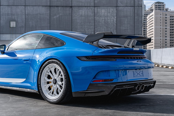 Фото дисков Brixton Forged PF10-RS Белый глянец на Porsche 911 VIII