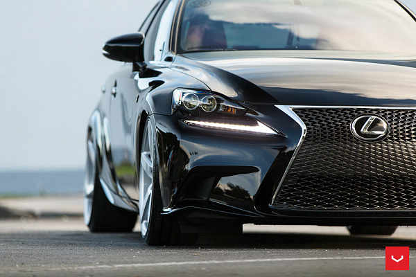 Фото дисков Vossen CV3 Серебро на Lexus IS II