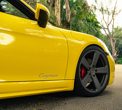 Фото дисков Vossen CG-210 на Porsche Cayman III