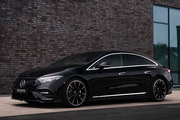 Фото дисков BRABUS Monoblock Z (Platinum Edition) Черный глянец на Mercedes-Benz EQS