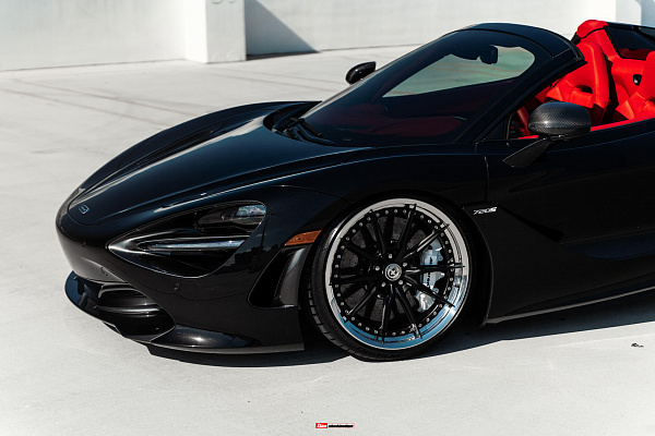 Фото дисков HRE S104SC Черный сатин на McLaren 720S