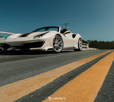 Фото дисков Anrky AN32 на Ferrari 488