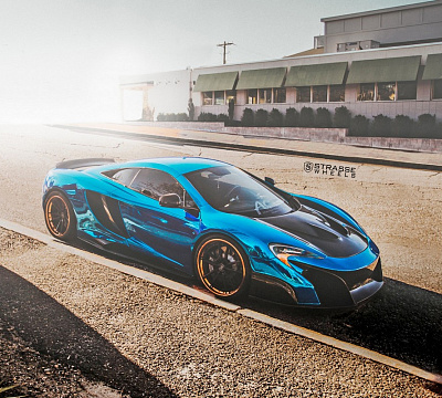 Фото дисков Strasse Wheels SV1 Deep Concave FS на McLaren 650S