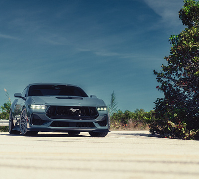 Фото дисков Vossen HF-7 на Ford Mustang VII