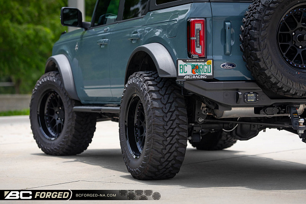 Фото дисков BC Forged LE72 // MLE72 Черный матовый на Ford Bronco