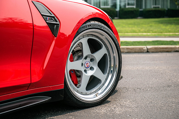 Фото дисков HRE 305 Серебро на BMW 3/M3 (G2x/G80)