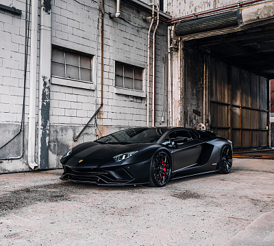 Фото дисков Brixton Forged PF10 на Lamborghini Aventador
