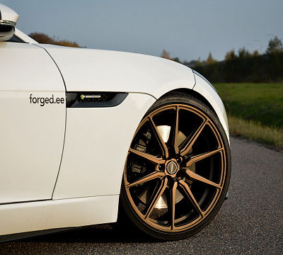Фото дисков Vossen HF-3 на Jaguar F-Type