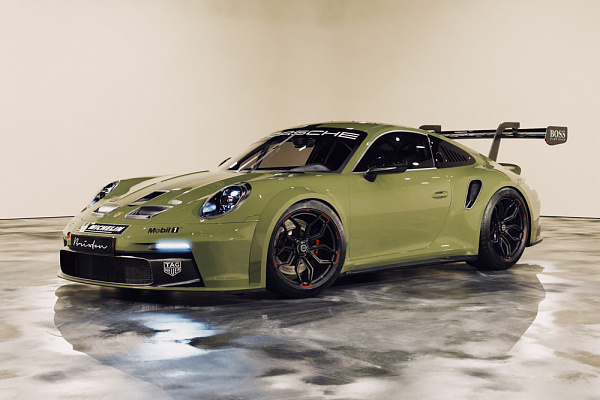 Фото дисков Brixton Forged PF7-RS Сатиновый темный лак на Porsche 911 VII